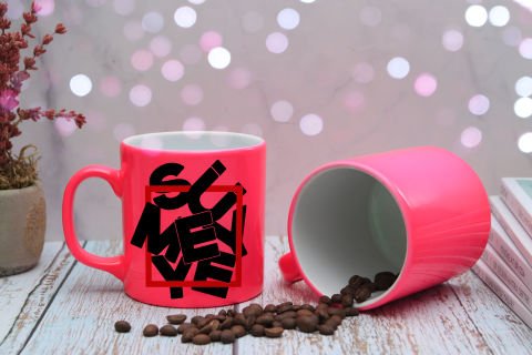 KİŞİYE ÖZEL KARE TASARIMLI KUPA