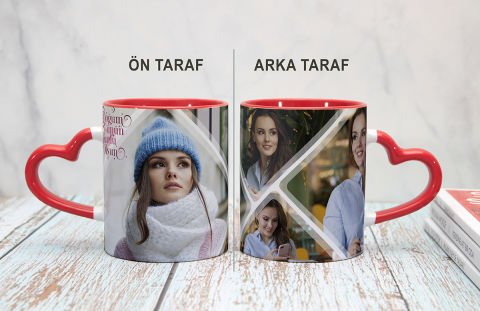KİŞİYE ÖZEL DOĞUM GÜNÜ KUPASI Kırmızı