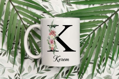 ADINIZA ÖZEL HARFLİ KUPA